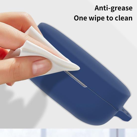 Earphone Cover Soft Anti-fall Silicone Bluetooth-compatible Headset Protective Case Latch Hooks
