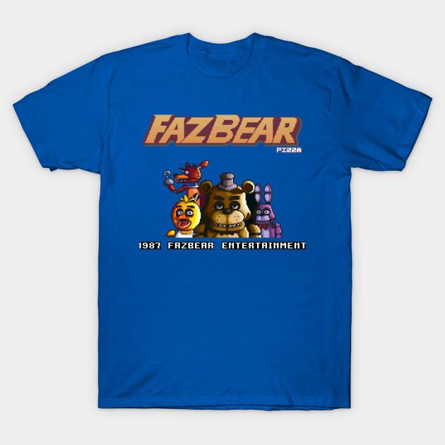 Модная унисекс футболка с принтом Fazbear, больших размеров S-5XL, 100% хлопок, топы, футболки с круглым вырезом и коротким рукавом