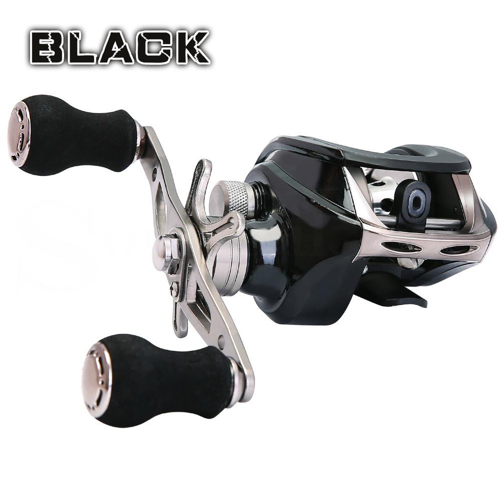 SOUGAYILANG Baitcasting Fishing Reels 17+1BB Metal Travel Fishing Reel Outdoor Fishing Reel Tackle