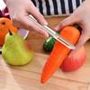 Овощечистки для кухни Двусторонние из нержавеющей стали Кухонная овощечистка Многофункциональный бытовой гаджет для очистки продуктов Подготовка еды Готовка