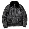 New Genuine Leather Jacket Men Real Cowhide Fur Collar Flight Coat Winter Padded Jacket