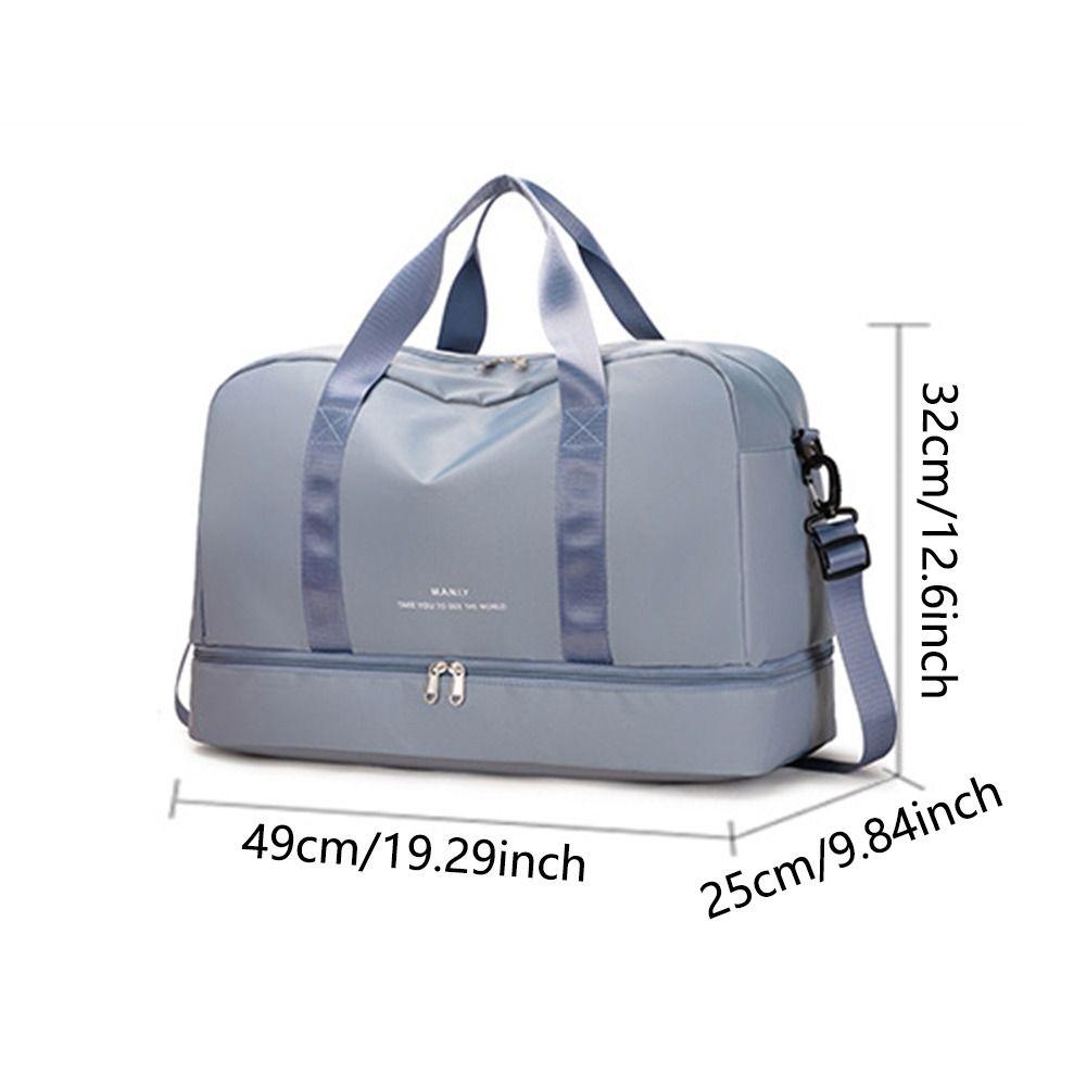 Расширяемая спортивная сумка с отделением для обуви, сумка для ночных сумок, износостойкая сумка-тоут для спорта