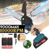 3000W 6 Inch Mini Electric Saw Chainsaw Garden Tree Logging Saw Woodworking Tools Wood Cutters For Makiita 18V Battery
