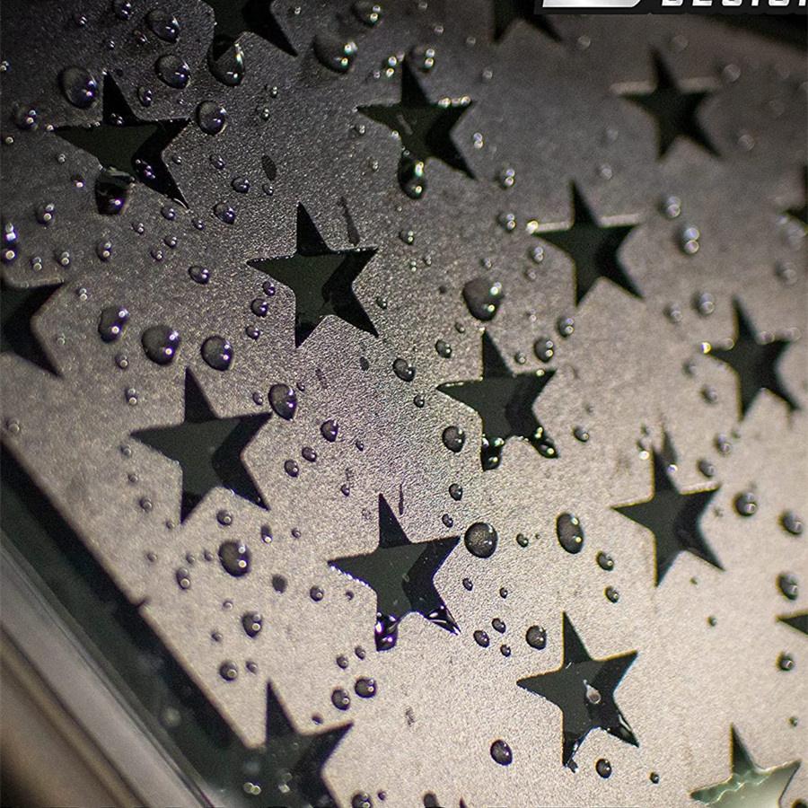 2 шт. предварительно вырезанные наклейки с американским флагом, наклейки на заднее окно для Toyota 4RUNNER 03-09