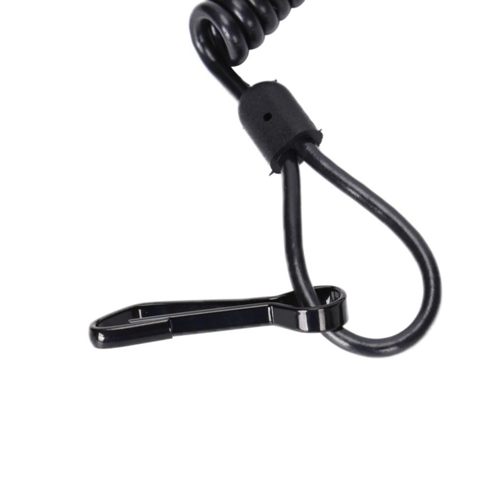 Тактический пружинный шнурок для улицы, эластичный, выдвижной, анти-потеряющийся, удерживающий трос для талии, для полицейских пистолетов, винтовок, Sl