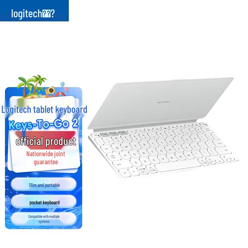 Logitech Беспроводная Bluetooth-клавиатура Keys-To-Go 2