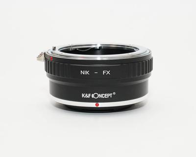 CONCEPT Адаптер для объектива Nikon AI на крепление Fuji X FX с салфеткой для протирки линз K&F nf-fx (КФФХ)