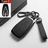 For Changan DEEPAL S07 L07 SL03 S7 G318 S05 Leather Metal Car Key Case Cover Key Protection Shell Fob Key Case Holder Accessorie