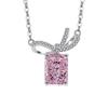 925 Sterling Silver / S925 Bird Pendant Necklace for Women 18K Gold Plated Luxury Amethyst Animal Jewelry Gift