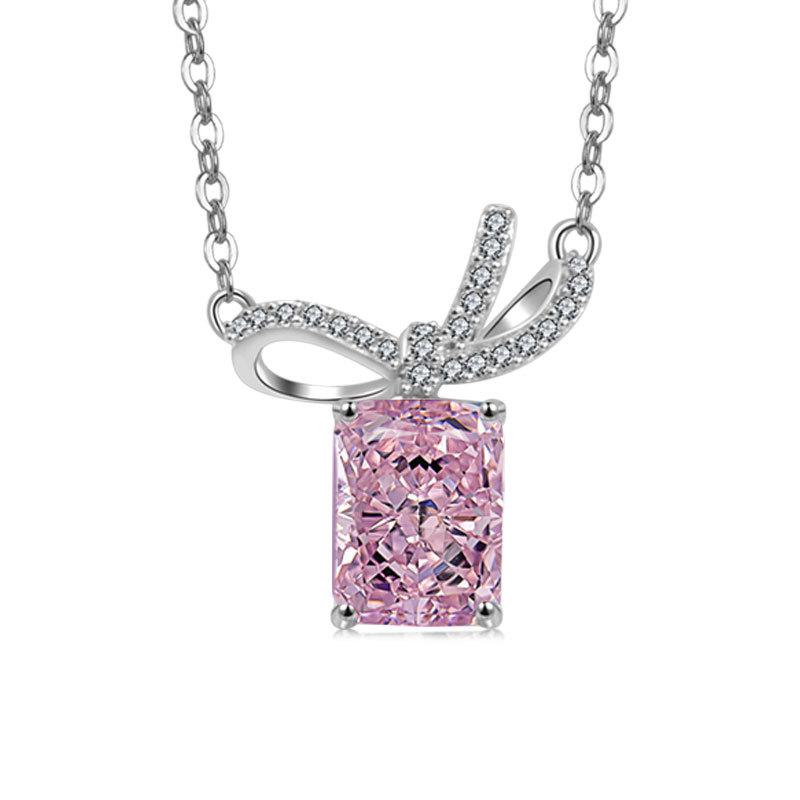 925 Sterling Silver / S925 Bird Pendant Necklace for Women 18K Gold Plated Luxury Amethyst Animal Jewelry Gift