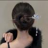 Ancient Style Flower Rhinestone Hair Stick Pearl Tassel Hair Sticks for Long Hair  Cheongsam