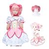 Костюм для косплея Essri Madoka Magica с Пуэлла Маги Мадока Магика Канамэ Мадока Сценический Школьный Культурный Путешествие Праздник Размер M Парик, Костюм, Одежда,