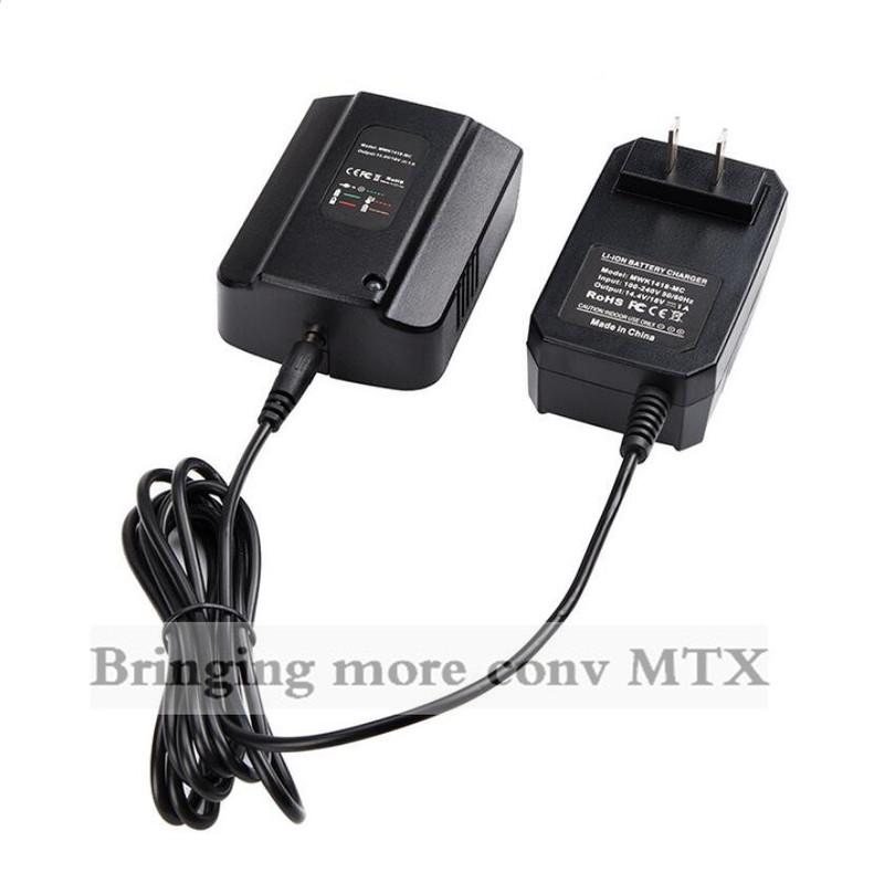 Newest 1A charging current Li-ion Battery Charger for Milwaukee 14.4V 18V M18 M14 Li-ion Battery safe charging high quality