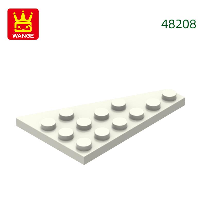 Нетоксичный 49 шт./лот 48208 4x6 Клин Левая пластина Строительные блоки Moc Классические аксессуары Совместимые с Кирпичными игрушками Подарочная коробка для детей