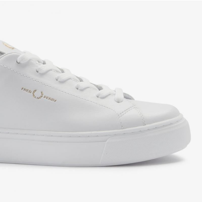Fred Perry Мужские Белые Кроссовки B71 Кожаные