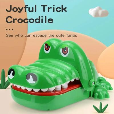 Крокодил Кусающий Палец Зажимная Игрушка Классические Семейные Игры Вечеринка Шалости Детские Игры на Удачу Игрушка для Снятия Стресса