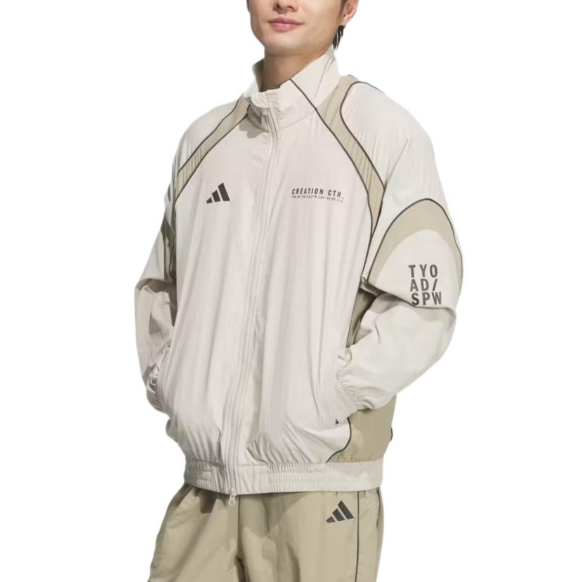 adidas BL Wov Jacket 'Beige Wonder Cargo' Men's KF1335