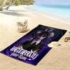 Custom NameHorror Movie Poster Beach Towel Soft Microfiber Summer Towel Quick Dry Absorbent Towel for Beach Swimming Pool Travel