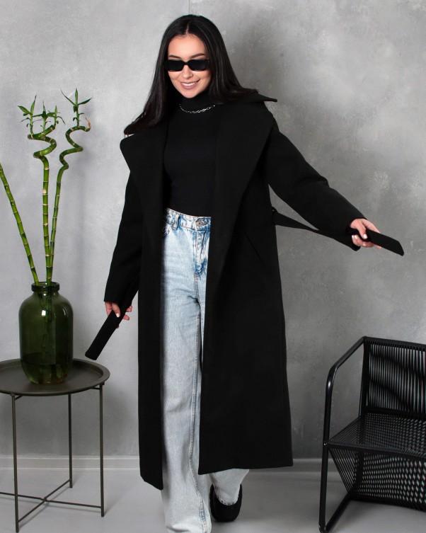 Классическое пальто с поясом ISSA Plus