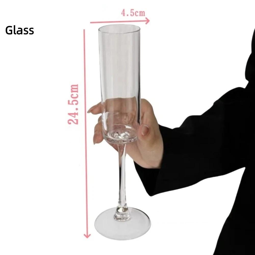 Striped Wine Cup Transparent Champagne Cup Drinkware Cocktail Champagne Cup Drink