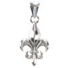 Итальянский серебряный кулон с подвеской на ожерелье (лилия/эмблема лилии)