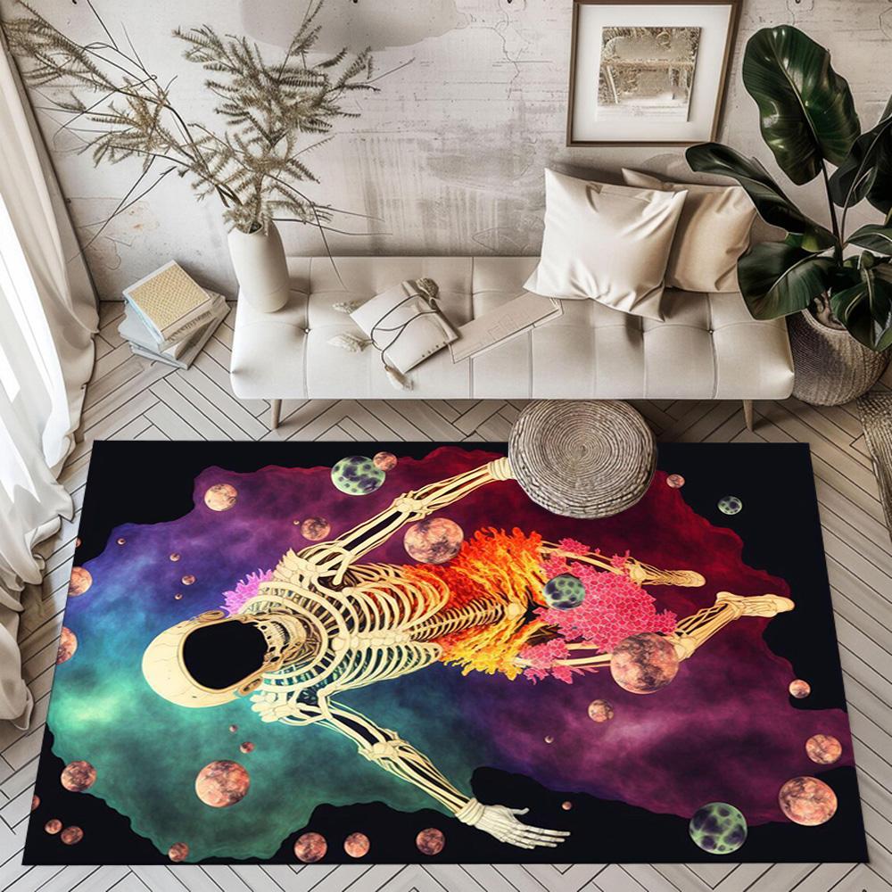 Satanic Symbolism Artwork Floor Mats for Living Room, Bedroom and Room Decoration Are Suitable for Gifts.