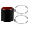 X AUTOHAUX Silicone Hose Silicone Tube with Hose Band Intercooler Turbo Intake Raiser Hose