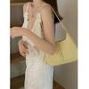 French Niche Design Bag Women's Fashion Underarm Bag Texture Western Style Portable Baguette Bag