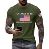 Fashionable Round Neck Short Sleeve Work Clothes Printed Tops For Mens Summer Tops