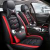 1PC Seat Car Seat Cover Full Set PU Leather Quilted Front Protectors Cushion for Most of The Car Models