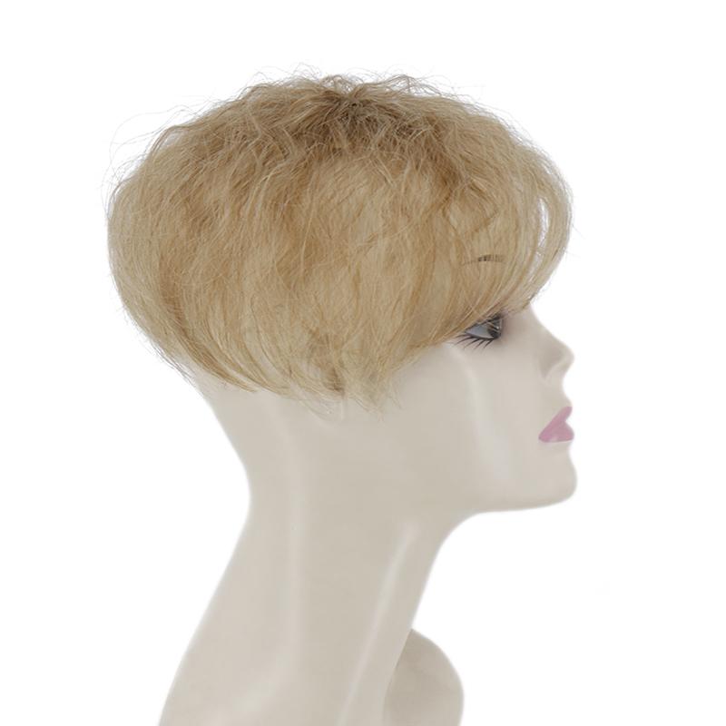 LISI HAIR Женские короткие вьющиеся волосы для наращивания волос из синтетического волокна, покрытие для седых волос и выпадения волос, натуральный черный, коричневый, светлый, для повседневного использования