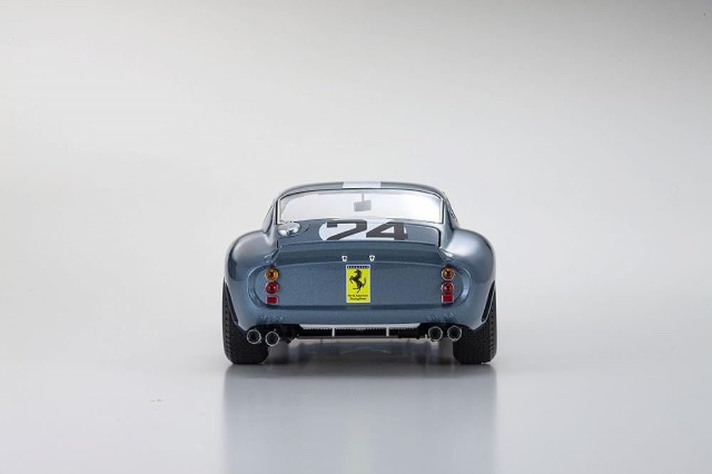 Kyosho Оригинальный Ferrari 250GTO 1962 Sebring Завершенный продукт KS08438D 1/18 #24 (синий)