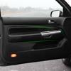 Only for 3 Doors Car Microfiber Leather Door Armrest Panel Cover Sticker Trim For VW Golf 4 MK4 Jetta 1998 -