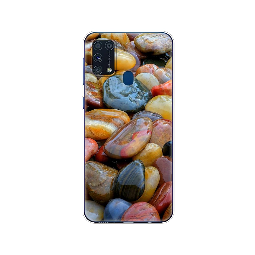 Чехол для Samsung M31, 6,4 дюйма, мягкий силиконовый чехол из ТПУ для Samsung Galaxy M31 M 31 SM-M315FZBVSER m315, задняя панель телефона, бампер, чехол