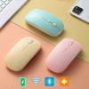 Ergonomic Rechargeable Dual Mode Mice 2.4G Wireless Mouse Bluetooth
