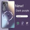 Ultra-thin AG Matte Magnetic For Magsafe Case For Samsung Galaxy S25 S24 S23 Ultra Plus Glass Lens Protector Shockproof Cover