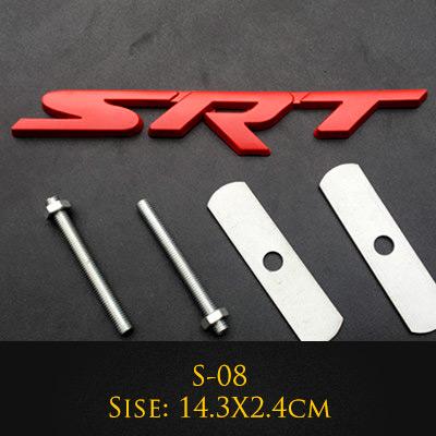 Металлические 3D наклейки на задний багажник автомобиля для Charger Srt, значок-эмблема Sxt, Challenger, Durango, Viper, Caliber, декорация значка-эмблемы на решетку