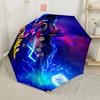 Lamine Yamal's Spain's Soccer Star Portable Automatic Umbrella Compact & Durable 8-Rib Design Foldable Design for Outdoor Daily Use Elegant Women's Um