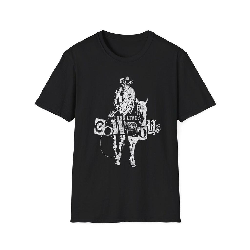 Long Live Cowboy T-Shirt, Vintage Western Tee, Unisex Graphic Shirt, Rodeo Appar