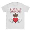 Футболка Simple Minds Street Fighting Years Claddagh для мужчин, хлопковая футболка, футболка с круглым вырезом и коротким рукавом, идея для подарка, одежда