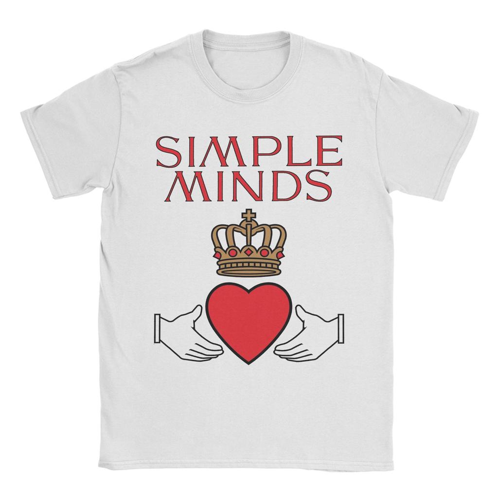 Футболка Simple Minds Street Fighting Years Claddagh для мужчин, хлопковая футболка, футболка с круглым вырезом и коротким рукавом, идея для подарка, одежда