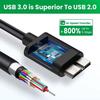 Кабель Type A Male на Micro B для быстрой синхронизации данных 100 Вт USB 3.0 Высокоскоростные кабели передачи данных для жесткого диска Samsung HDD SSD Кабель Sata