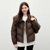Женский классический пуховик Qiushui Yiren с большим меховым воротником