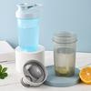 Protein Shaker Cup with Blender Ball 500ml Wide Mouth Shaker for Easy Mixing Portable Whey Protein Shaker Bottle for Sports Travel Camping