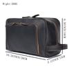 Genuine Leather Travel Toiletry Bag Waterproof Portable Makeup Organizer Large Capacity Men Women