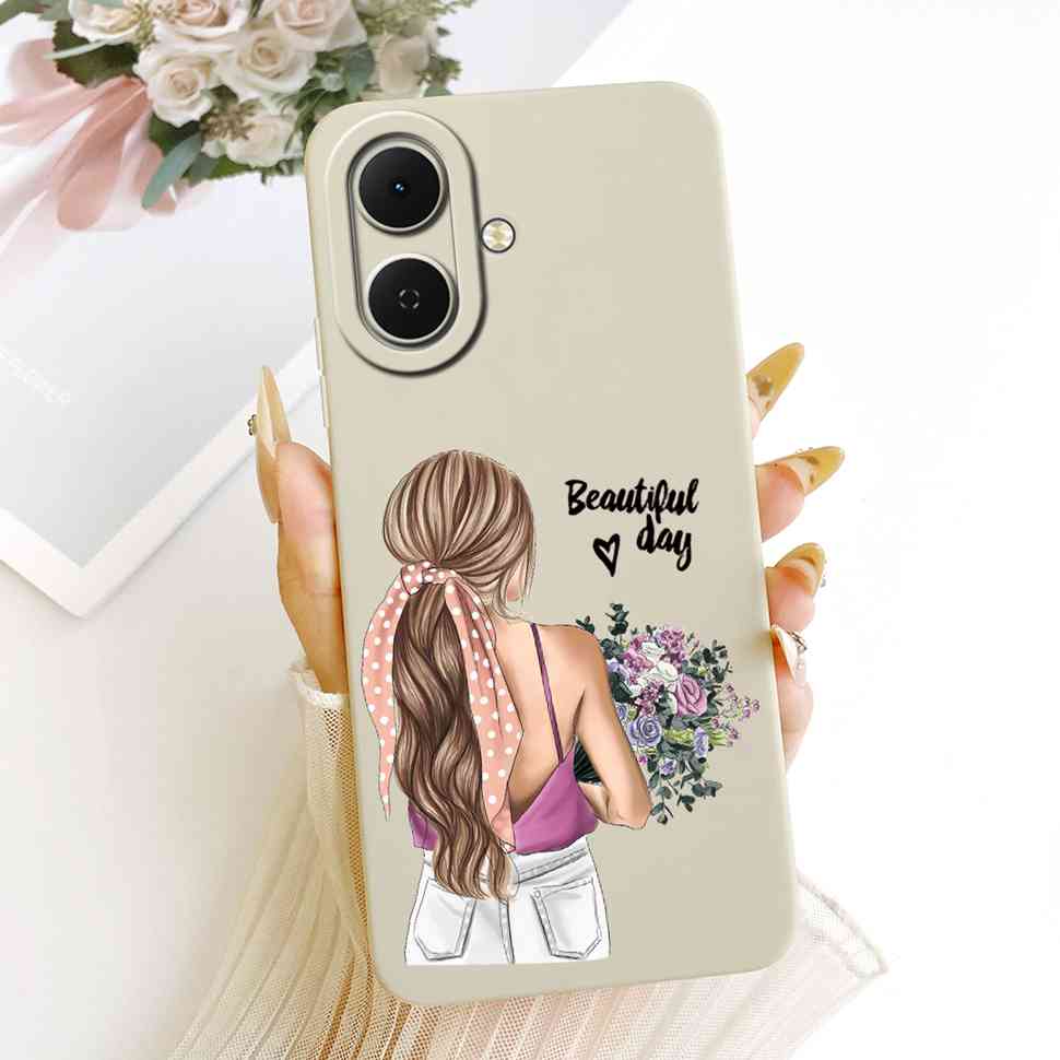 For Tecno Spark Go 2 Case Astronaut Girls Pattern Soft Cases For Tecno Spark Go2 SparkGo2 KM4 Silicon Covers Bumper
