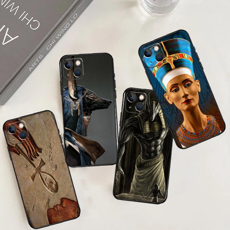 Египет Нефертити Анубис Анх Чехол Для Samsung Galaxy M20 M35 M55 M15 M32 M16 M36 M56 M54 M23 M52 M34 M14 M11 M31 M13 M53