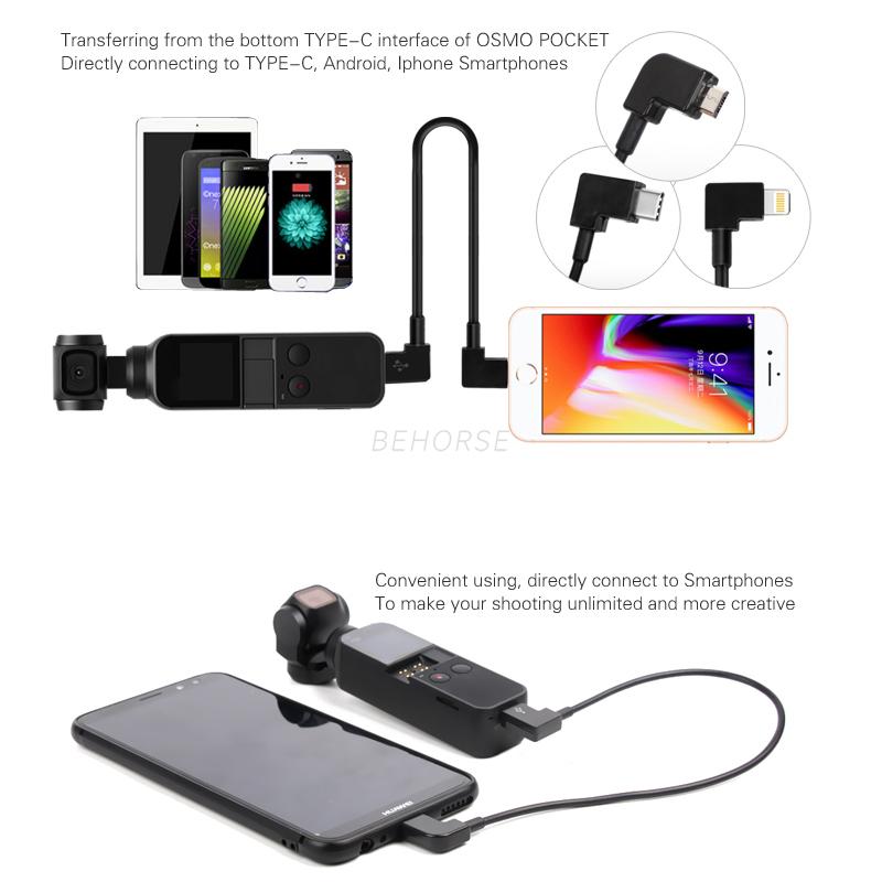 Drone Remote Control Data Cable Android Micro Type-C Phone Line Drone Accessories for DJI Mini 3 Pro/Mavic 3/Mini 2/Pocket 2