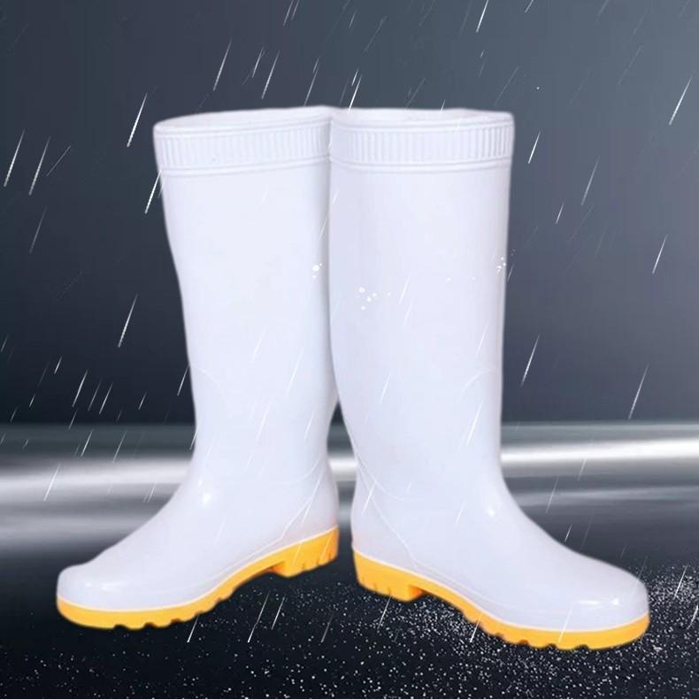 Rain Boots Food Boots Food Factory Work Boots PVC Rain Boots Men's Shoes High Tube Farm Water Shoes