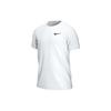 Быстросохнущая спортивная футболка для тренировок по бегу с круглым вырезом и короткими рукавами, мужские топы, белые DB4230-100
